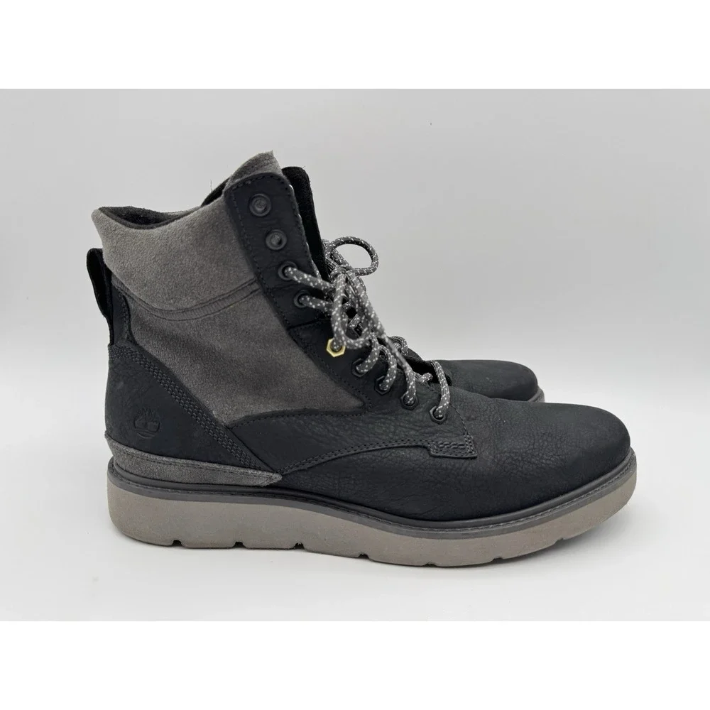 Timberland Kenniston Womens Size 11‎ Gray Leather Suede Hiker Sensorflex Boots